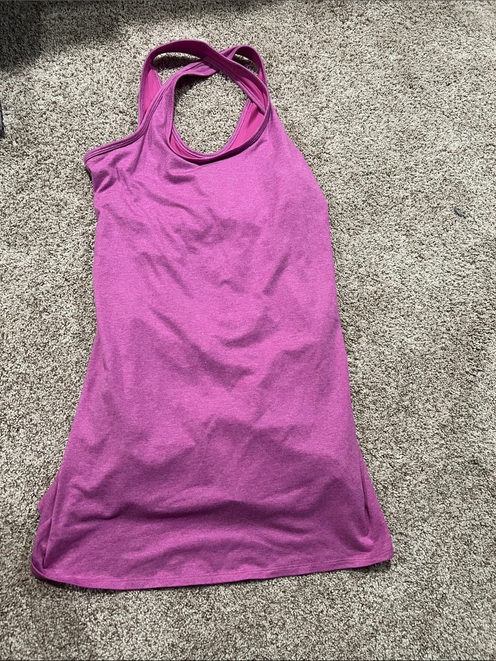 GAP Pink/Magenta Racerback Tank Dress